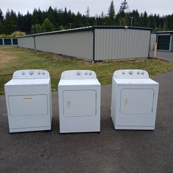 Take Your Pick I Have Three Electric Super Capacity Dryers For Sale Delivery Available 90 Day Written Warranty