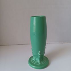 Vintage Fiestaware, Bud Flower Vase, Fiesta, Mint Green, Ceramic Decor USA