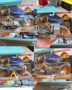 Jurassic world Matchbox lot