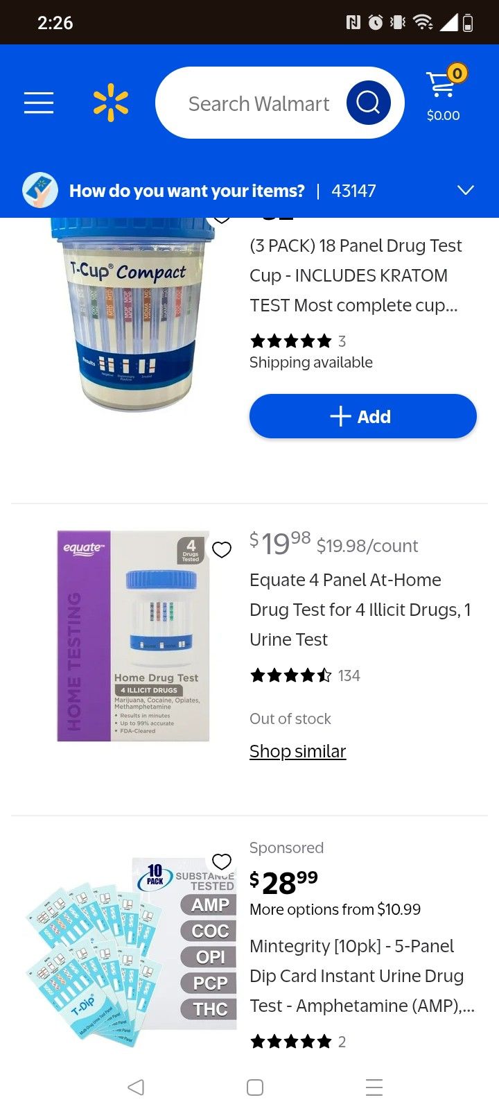 4 Panel Drug Test New