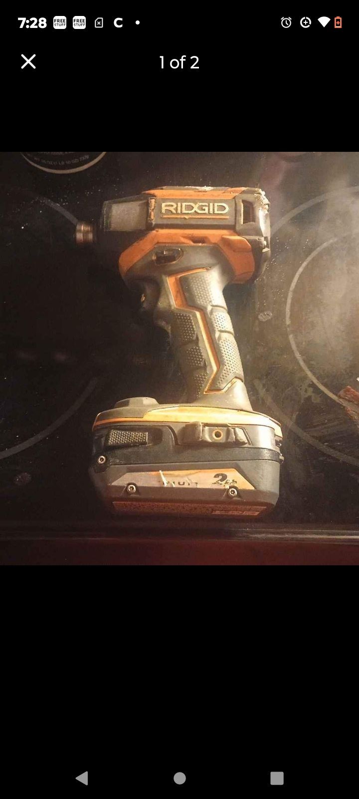 Rigid 18 Volt Cordless Impact Drill