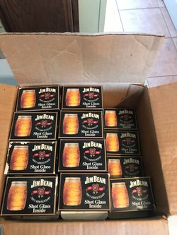 200th JIM BEAM ANNIVERSARY SLOT GLASSES (41 of them). $100.00