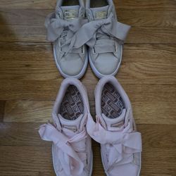 Puma Basket Bow Snickers Size 7