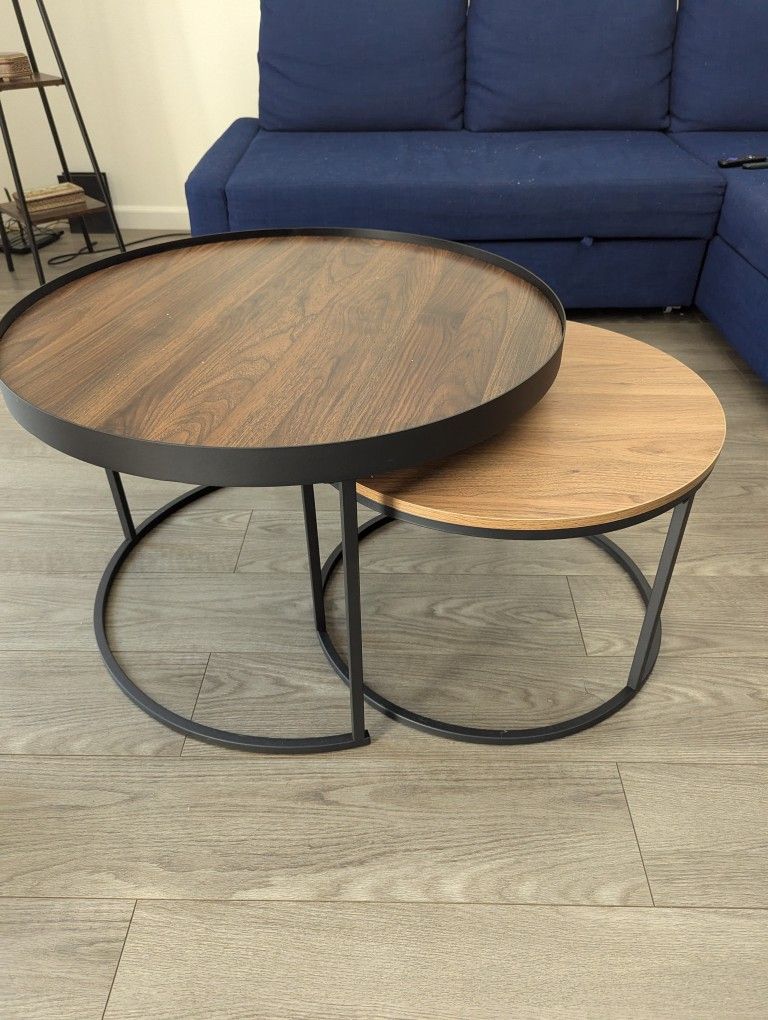 Round Nesting Coffee Tables
