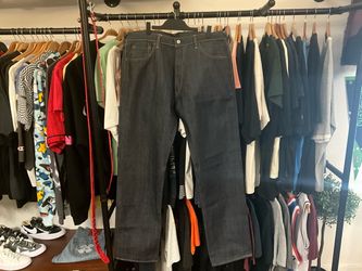 Evisu Vintage Selvedge Jeans Dark Wash Embroidered Samurai Denim Y2K Size 38