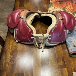 Vintage Circa 1(contact info removed) Wilson Youth Football Shoulder Pads USA Johnny Lujack