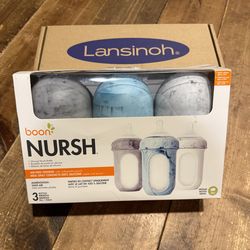 Boon Nursh 8oz bottles + milk bags