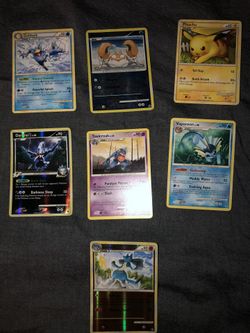 Pokémon rare/uncommon cards