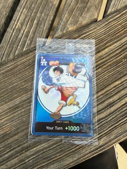 *SEALED* DODGERS MONKEY D LUFFY CARD PROMO 7/2/26