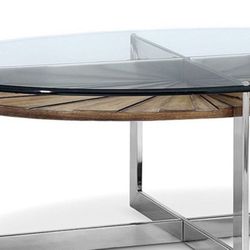 Contemporary Oval Coffee Table