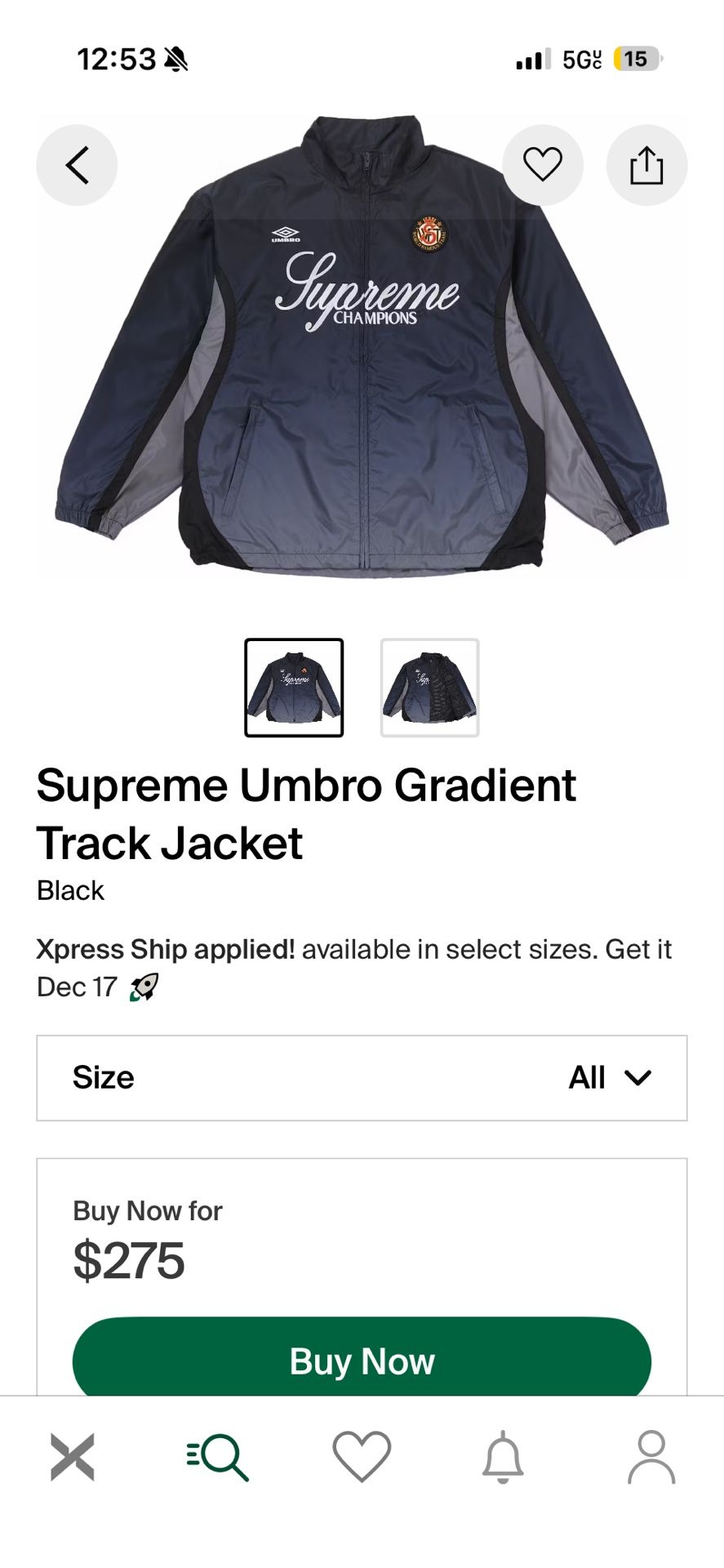 Supreme Umbro Jacket