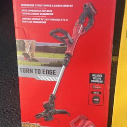 CRAFTSMAN V20 20-volt max Cordless Battery String Trimmer and Leaf Blower and Combo Kit 2 Ah (Battery Included) (Charger Included)