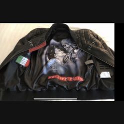 “PHILIP PLEIN “LEATHER  JACKET 🇮🇹 