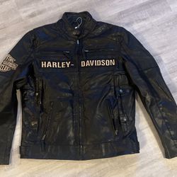 Leather Harley Davison Jacket Brand New Large