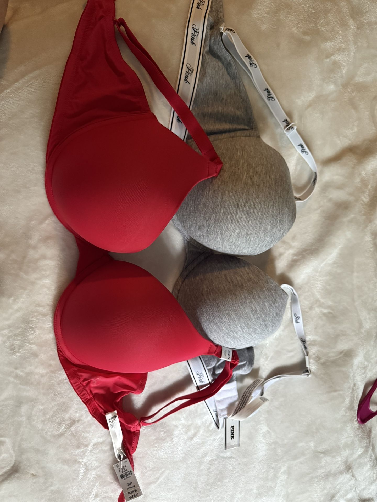Victoria Secret Bra Size 36DD New Both For 60
