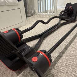 🏋️ Bowflex SelectTech 2080 Barbell Set – Like New