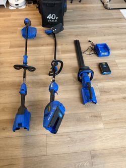 Kobalt 40v Mower and Trimmers