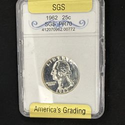 1962 Ms 70 Silver Quarter