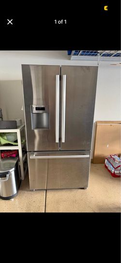 Bosch stainless steel refrigerator and freezer