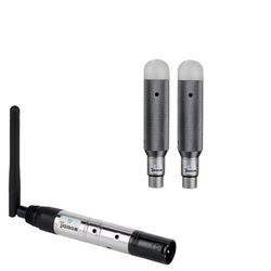 Wireless DMX 512 2.4G  1 Transmitter And 2 Rechargeable  Wireless Antennas