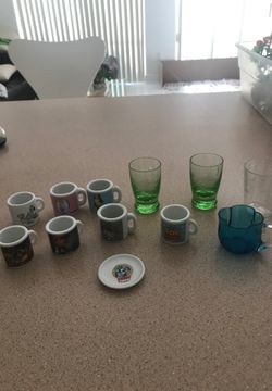 Disney miniature cups for displaying / various shot glasses