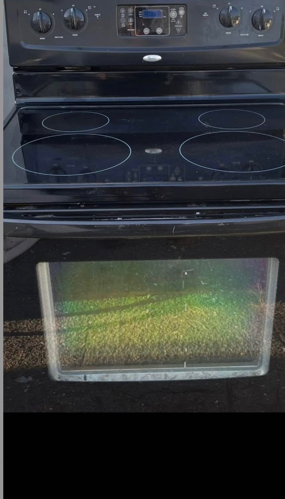 Whirlpool Glass Top Oven