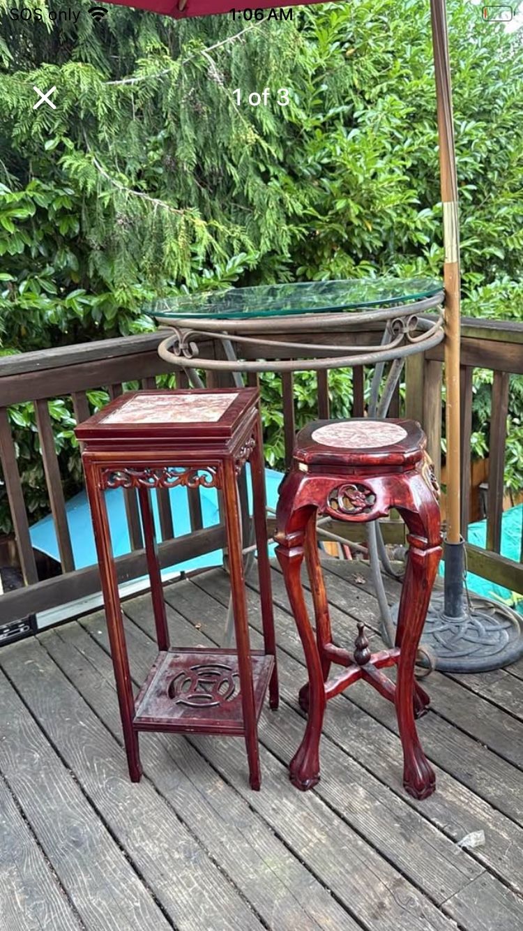 Chinese Rose Wood Tables