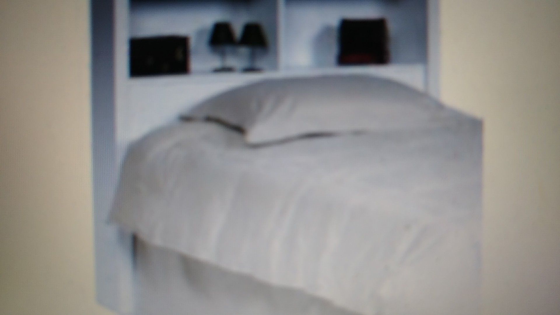 Prepac Furniture Brisbane Storage Headboard, White, Twin