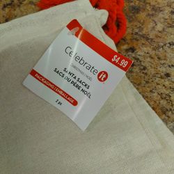 2pc Small Santa Sacks 