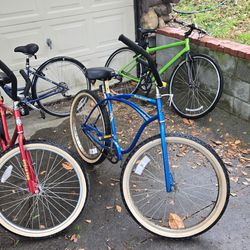 Bicycle Multi-Sale: Vintage Beach Cruisers & High-End Hybrids (Trek, Haro, KHS)