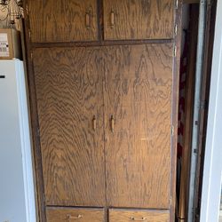 Large Wooden Wardrobe 