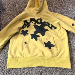 yellow & black spider hoodie