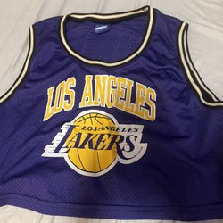 Lakers cropped jersey 