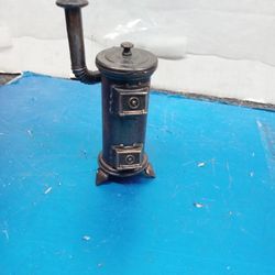 Vintage Miniature Antique Wood Burning Stove Pencil Sharpener