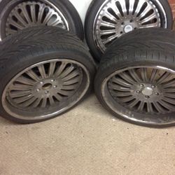 TRADE!! 20” Asanti rims for...???