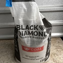 Black Diamond slag sandblasting abrasive. 