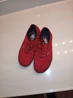 Red vans size 5.5