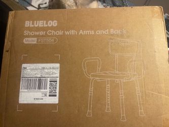 Brand new Shower Chair with Arms and Back, holds up to 500 lbs