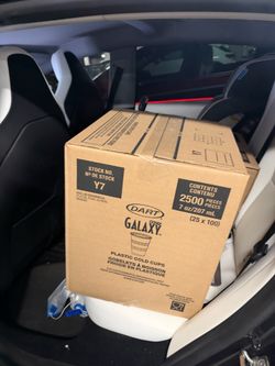 Plastic cold cups 7500 pieces + cutlery kits