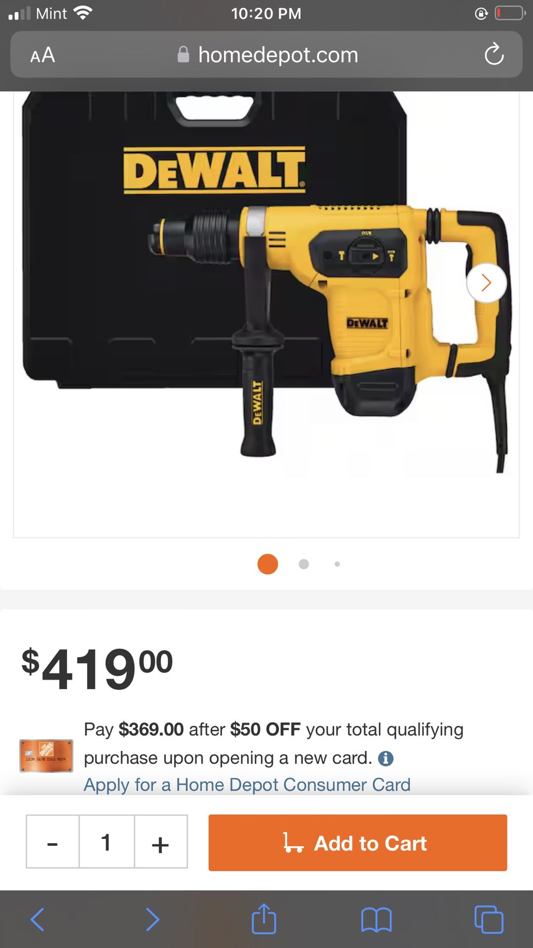 DeWalt Rotary Hammer Drill