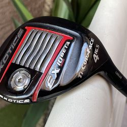 Tour Edge Exotics EX10BETA Ti Cup-Face 4 16.5° FW w/Tour AD 50 54G R•Flex Graphite Shaft and Jumbo Max Ultralite S Grip