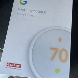 Google Thermostat E Nest Pro Edition