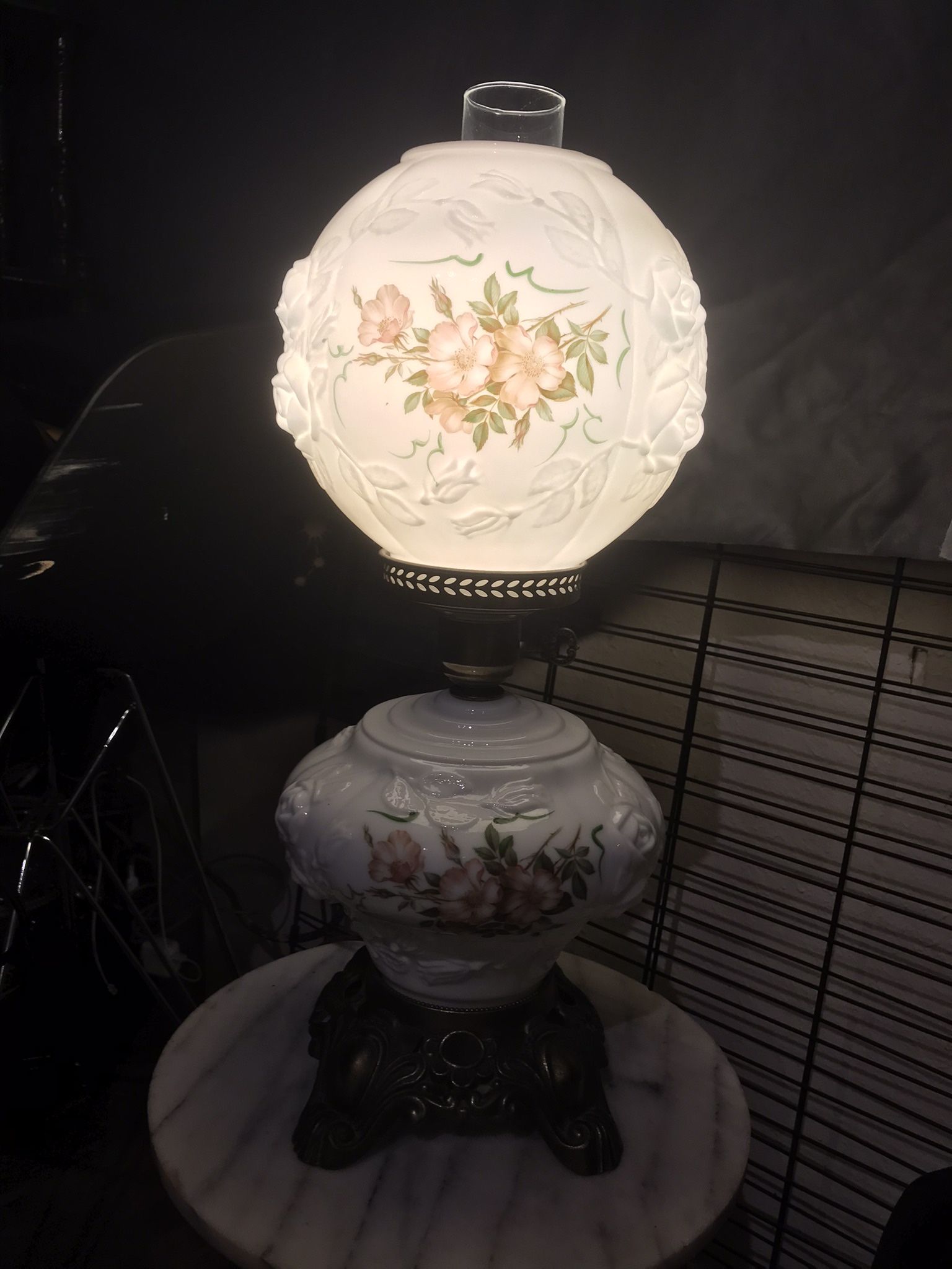 Set Of Gone With The Wind Double Globe Lamps 