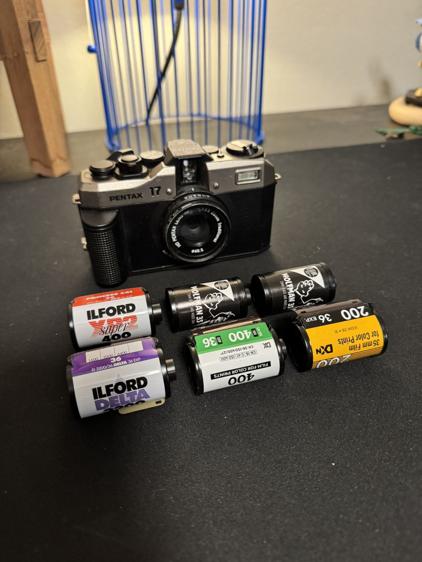 Pentax 17 Film Camera With Some Extra Film Stock