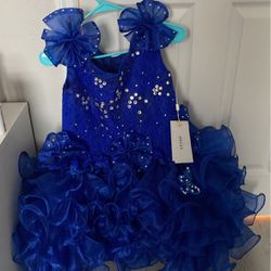 blue dress size 13 girls
