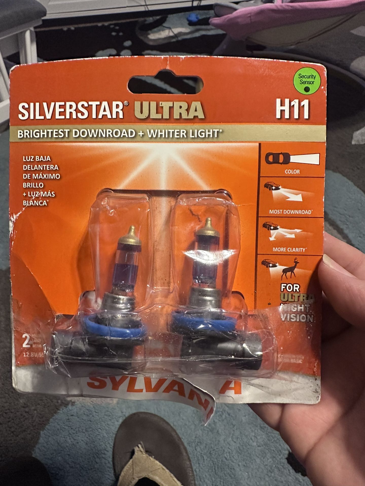 Sylvania SilverStar Ultra Headlight Bulb H11SU-2