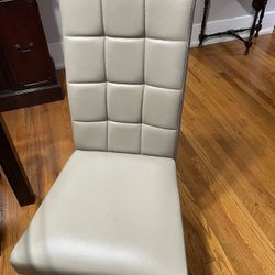 Glass Dining Room Table With (3) Chairs