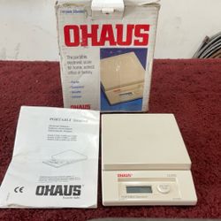 Ohaus portable standard scale