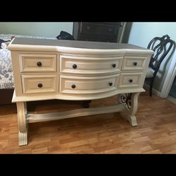 White dresser