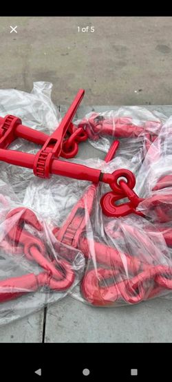 Buy 4 ratchet binders n get( 1)20ft chain$45